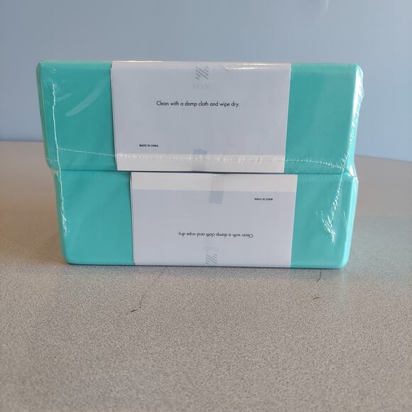 Yoga Block Set (2) - NODE 9 inch x 6 inch x 3 inch Premium Eva Foam - Picture 1 of 5